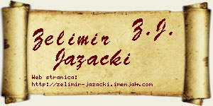 Želimir Jazački vizit kartica
